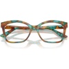 image:imageMichael Kors womens Mk4179 Palm Desert Square Prescription Eyewear FramesTeal TortoiseDemo Lens