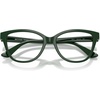 image:imageMichael Kors womens Mk4195u Puerto Rico Universal Fit Cat Eye Prescription Eyewear FramesBosco GreenDemo Lens