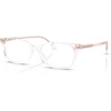 image:imageMichael Kors womens Mk4196u Chennai Universal Fit Rectangular Prescription Eyewear FramesClearDemo Lens