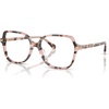 image:imageMichael Kors womens Mk4197u Goa Universal Fit Square Prescription Eyewear FramesPink TortoiseDemo Lens