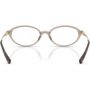 image:imageMichael Kors womens Mk4199u Kensington Universal Fit Oval Prescription Eyewear FramesBeige TransparentDemo Lens