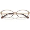 image:imageMichael Kors womens Mk4199u Kensington Universal Fit Oval Prescription Eyewear FramesBeige TransparentDemo Lens