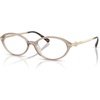 image:imageMichael Kors womens Mk4199u Kensington Universal Fit Oval Prescription Eyewear FramesBeige TransparentDemo Lens