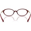 image:imageMichael Kors womens Mk4199u Kensington Universal Fit Oval Prescription Eyewear FramesDark Red TransparentDemo Lens