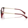 image:imageMichael Kors womens Mk4204u Matterhorn Universal Fit Rectangular Prescription Eyewear FramesDark Red TransparentDemo Lens