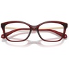 image:imageMichael Kors womens Mk4204u Matterhorn Universal Fit Rectangular Prescription Eyewear FramesDark Red TransparentDemo Lens