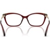 image:imageMichael Kors womens Mk4204u Matterhorn Universal Fit Rectangular Prescription Eyewear FramesDark Red TransparentDemo Lens