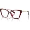 image:imageMichael Kors womens Mk4205u Grindelwald Universal Fit Square Prescription Eyewear FramesDark Red TransparentDemo Lens
