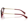 image:imageMichael Kors womens Mk4206u Lille Universal Fit Cat Eye Prescription Eyewear FramesDark Red TransparentDemo Lens