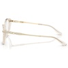 image:imageMichael Kors womens Mk4207bu Kiawah Universal Fit Cat Eye Prescription Eyewear FramesBeige TransparentDemo Lens
