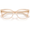 image:imageMichael Kors womens Mk4212u Jamestown Universal Fit Square Prescription Eyewear FramesBeige TransparentDemo Lens