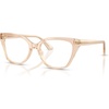 image:imageMichael Kors womens Mk4212u Jamestown Universal Fit Square Prescription Eyewear FramesBeige TransparentDemo Lens