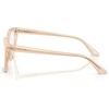 image:imageMichael Kors womens Mk4212u Jamestown Universal Fit Square Prescription Eyewear FramesBeige TransparentDemo Lens