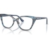 image:imageMichael Kors womens Mk4212u Jamestown Universal Fit Square Prescription Eyewear FramesBlue HornDemo Lens