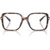 image:imageMichael Kors womens Mk4095u Dolonne Universal Fit Square Prescription Eyewear FramesLuggage TortoiseDemo Lens