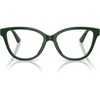 image:imageMichael Kors womens Mk4195u Puerto Rico Universal Fit Cat Eye Prescription Eyewear FramesBosco GreenDemo Lens