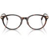 image:imageMichael Kors womens Mk4198d Darjeeling Low Bridge Fit Round Prescription Eyewear FramesMahogany TortoiseDemo Lens