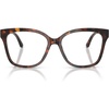 image:imageMichael Kors womens Mk4203u Topanga Universal Fit Square Prescription Eyewear FramesLuggage TortoiseDemo Lens