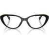 image:imageMichael Kors womens Mk4206u Lille Universal Fit Cat Eye Prescription Eyewear FramesBlackDemo Lens