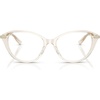 image:imageMichael Kors womens Mk4207bu Kiawah Universal Fit Cat Eye Prescription Eyewear FramesBeige TransparentDemo Lens