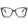 image:imageMichael Kors womens Mk4208bu Zaragoza Universal Fit Square Prescription Eyewear FramesBlackDemo Lens