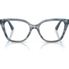 image:imageMichael Kors womens Mk4212u Jamestown Universal Fit Square Prescription Eyewear FramesBlue HornDemo Lens