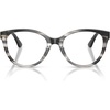 image:imageMichael Kors womens Mk4213u Narragansett Universal Fit Round Prescription Eyewear FramesBlack HornDemo Lens
