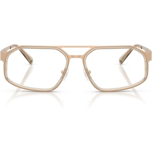 image:imageMichael Kors mens Mk3111 Bristol Hexagonal Prescription Eyewear FramesBeige Gold MatteDemo Lens