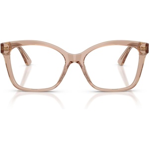 image:imageMichael Kors womens Mk4179 Palm Desert Square Prescription Eyewear FramesTan TransparentDemo Lens