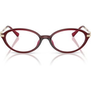 image:imageMichael Kors womens Mk4199u Kensington Universal Fit Oval Prescription Eyewear FramesDark Red TransparentDemo Lens