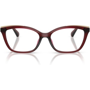 image:imageMichael Kors womens Mk4204u Matterhorn Universal Fit Rectangular Prescription Eyewear FramesDark Red TransparentDemo Lens