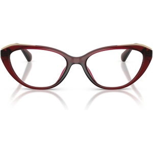image:imageMichael Kors womens Mk4206u Lille Universal Fit Cat Eye Prescription Eyewear FramesDark Red TransparentDemo Lens