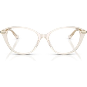 image:imageMichael Kors womens Mk4207bu Kiawah Universal Fit Cat Eye Prescription Eyewear FramesBeige TransparentDemo Lens
