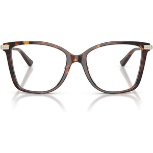 image:imageMichael Kors womens Mk4208bu Zaragoza Universal Fit Square Prescription Eyewear FramesLuggage TortoiseDemo Lens