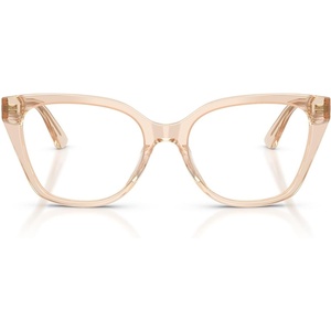 image:imageMichael Kors womens Mk4212u Jamestown Universal Fit Square Prescription Eyewear FramesBeige TransparentDemo Lens