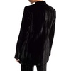 image:imageMichael Kors Womens Double Breasted Mensy BlazerVelvetBlack
