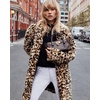 image:imageMichael Kors Womens Faux Fur CoatDark Camel