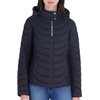 image:imageMichael Kors Womens Lightweight Logo Zipper Packable Hooded Puffer JacketBlack
