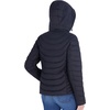 image:imageMichael Kors Womens Lightweight Logo Zipper Packable Hooded Puffer JacketBlack