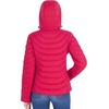 image:imageMichael Kors Womens Lightweight Logo Zipper Packable Hooded Puffer JacketCrimson