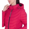image:imageMichael Kors Womens Lightweight Logo Zipper Packable Hooded Puffer JacketCrimson