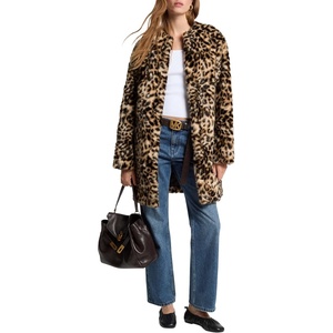 image:imageMichael Kors Womens Faux Fur CoatDark Camel