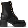 image:imageMichael Kors Womens Bryant Lace Up BootieMk SignatureBlackBrown