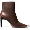 image:imageMichael Kors Womens Kasia Heeled BootieDistressed LeatherLuggage