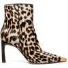 image:imageMichael Kors Womens Kasia Heeled BootieLeopard HaircalfDark Camel Multi