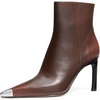 image:imageMichael Kors Womens Kasia Heeled BootieDistressed LeatherLuggage