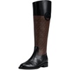 image:imageMichael Kors womens Kimmee Flat BootMk SignatureBrownBlack