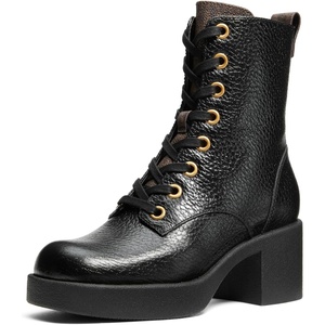 image:imageMichael Kors Womens Bryant Lace Up BootieMk SignatureBlackBrown